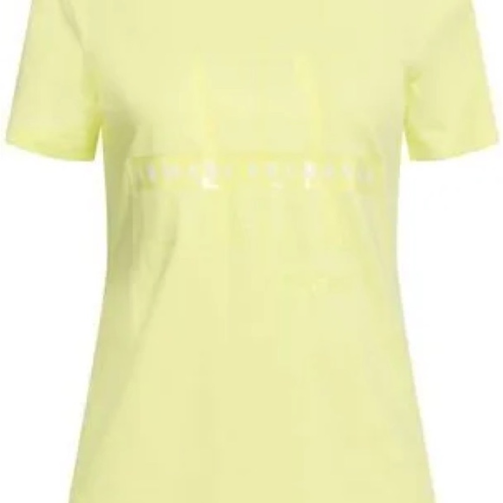 Armani Exchange Light Yellow Short Sleeve Tee